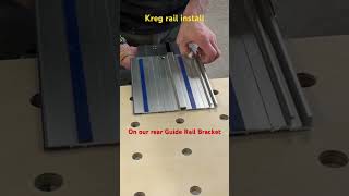 Kreg rails on Dash-Board Guide Rail Bracket, Pt 1