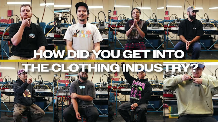 Getting Started In The Clothing Industry