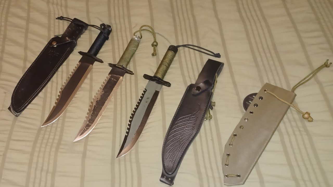 My Rambo 2 Knife Collection 2025 Vintage 1980s United Cutlery Video Review