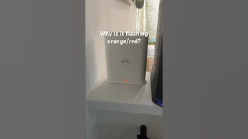 Arlo base station flashing orange/red