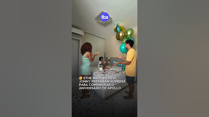 Sthe Matos e Kevi Jonny prepararam uma SURPRESA para comemorar o sexto aniversário do Apolo