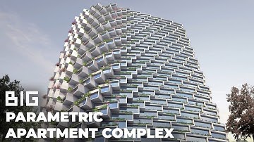 BIG Architects Inspired High-Rise Apartment Complex in Grasshopper