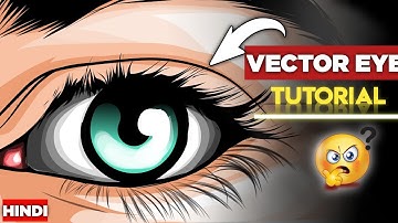 Vector Eye Tutorial👁| Make Glossy Eye|Step-By-Step| In Hindi |Prince Editz