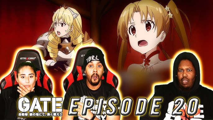 GATE EPISODE 18 REACTION  TYUULE STAY SCHEMING 