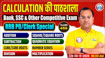 Calculation ki Pathshala📚 | Quant Tricks Show #456 | 30 Min Daily Practice By Tarun Sir