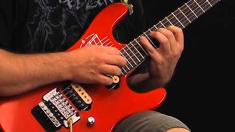 Advanced Sweep Picking Lick with Legato and Tapping Technique - Guitar Lesson