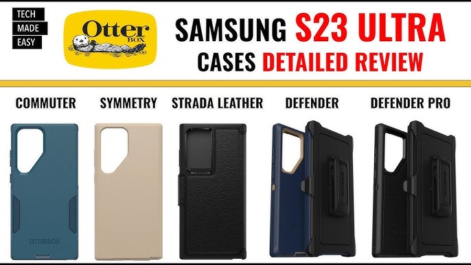 OtterBox - Defender Pro Case for Samsung Galaxy S23 Ultra - BLACK.