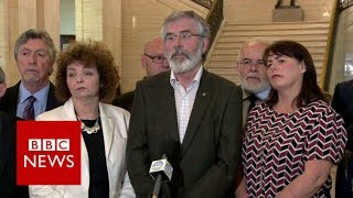 Gerry Adams: DUP-Tory deal would be 'coalition for chaos' - BBC News