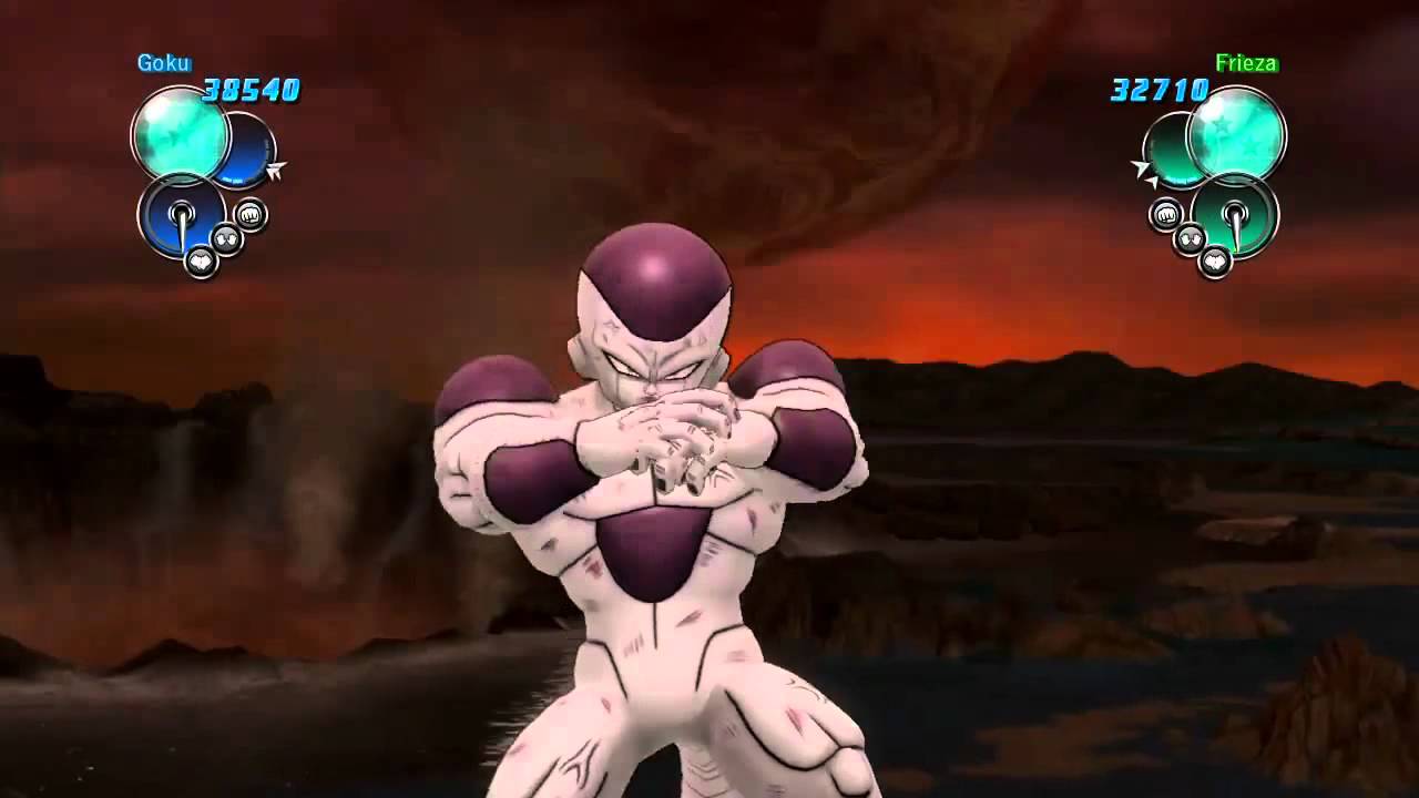 Dragon Ball Z Ultimate Tenkaichi: Frieza Vs Goku Gameplay