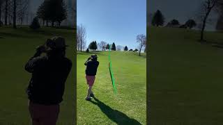 3rd shot on a par 5. Tracker did no do this shot justice. #golf #golfswing #golfer