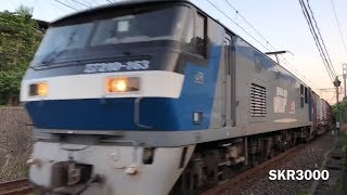 JR貨物 EF210-163号機+コキ14B(CAIコンテナ積載) 貨物列車1094レ 岩国→広島 2018.6