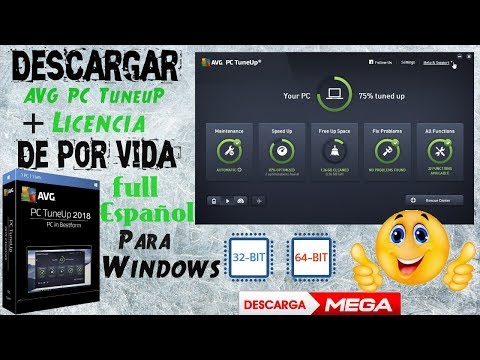 Descargar AVG Tune Up 2018 Full ESPAÑOL + LICENCIA de Por VIDA (W 7/8/10)(MEGA)