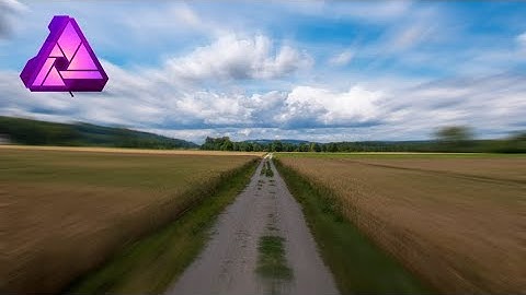 How To | Fake High Speed Effect in Affinity Photo