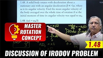 Master Rotation Concept Discussion of Irodov Problem 1.48 | Physics | NJ Sir