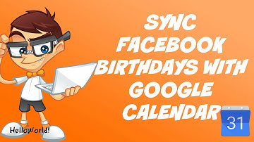 How to Sync Facebook Events / Birthdays with Google Calendar