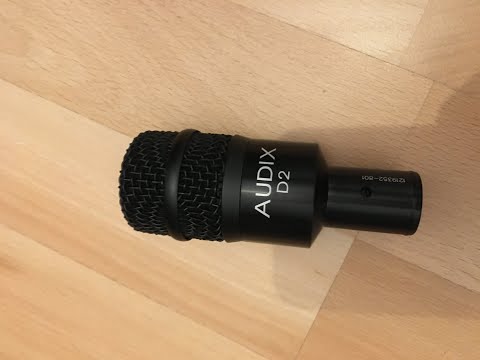 Audix D2 Dynamic microphone Unboxing