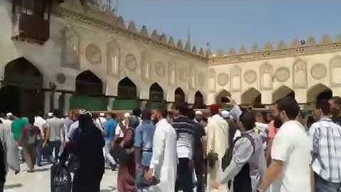 8-من جنازة علامة القراءات الشيخ عبدالحكيم عبداللطيف شيخ عموم المقارئ المصرية 9-9-2016