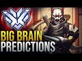 PROS MAKE BIG BRAIN PREDICTIONS [ 2OO IQ ] - Overwatch Montage