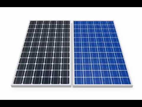 الفرق بين الالواح الشمسية السوداء والزرقاء