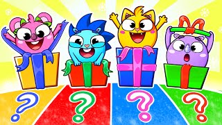 Christmas Mystery Gift Song | Funny Kids Songs  And Nursery Rhymes by Baby Zoo