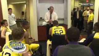 Michigan vs. Michigan State: Coach Beilein Delivers Postgame Speech