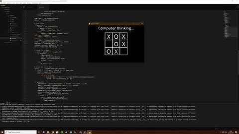 CS50 AI project 0b - tictactoe