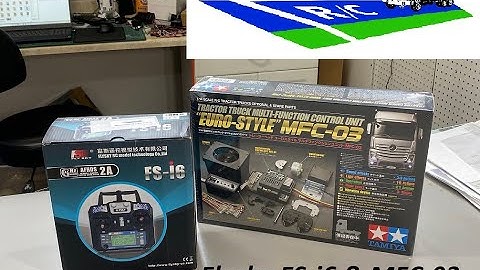 Tamiya MFC-03 and Flysky FS-i6 Radio Setup and Operation