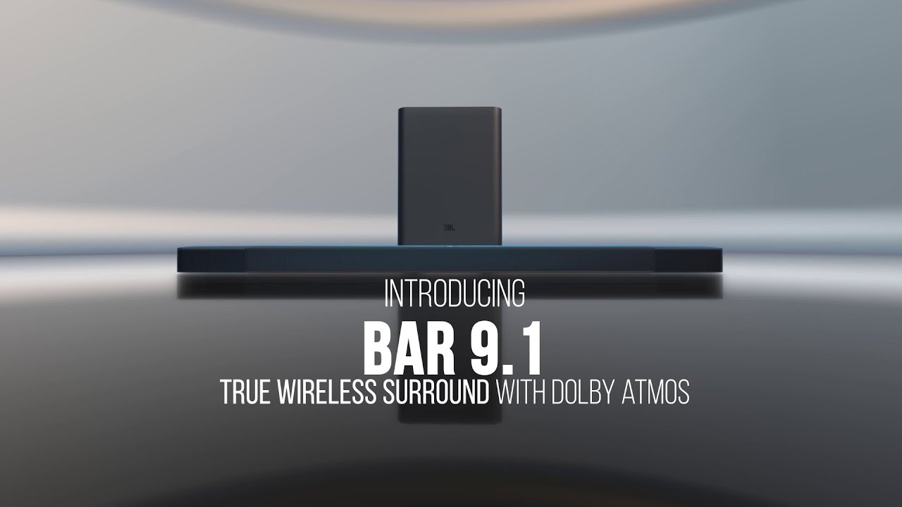 Bar 9.1 True Wireless Surround  9.1 Channel Soundbar System with surround  speakers and Dolby Atmos®