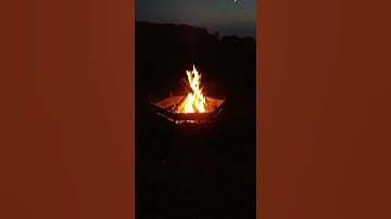 New Fire Pit In Use. #shorts