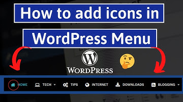 How to Add Menu Icons in WordPress | Icons to WordPress Menu