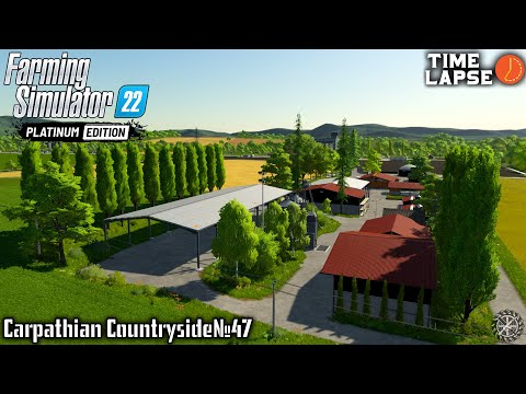 Видео: Постройка БАЗЫ для НОВОЙ КАРЬЕРЫ | FS22 | Carpathian Countryside - Timelapse #47