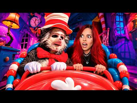 I WENT INTO THE CAT IN THE HAT FORBIDDEN RIDE and Something TERRIFYING Happened!😰​☠️​