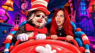 I WENT INTO THE CAT IN THE HAT FORBIDDEN RIDE and Something TERRIFYING Happened!😰​☠️​