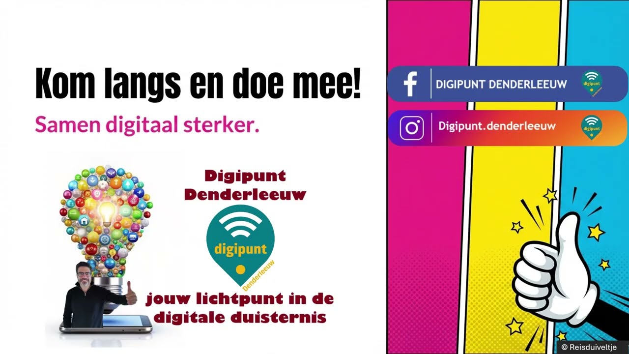 Digipunt Denderleeuw Storyboard strip