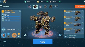 Maxout MK3 Lancelot ULTIMATE FULL TARAN | War Robots Gameplay 