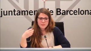 Janet Sanz presenta la implantació de les Superilles a Barcelona