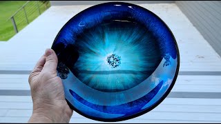 #1337 Stunning Transparent Effects In This Blue Resin Bowl