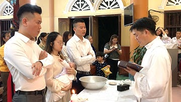 Chúc Mừng Cháu Gioakim Phạm Bảo Minh | Lãnh Nhận Bí Tích Rửa Tội