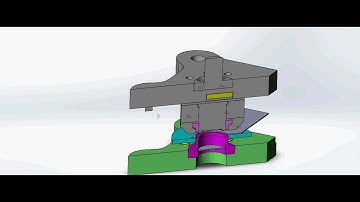 Mô phỏng khuôn cắt hình đột lỗ chi tiết vòng đệm