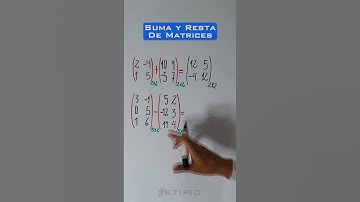 Matrices (Addition and Subtraction) #linearalgebra #matrices