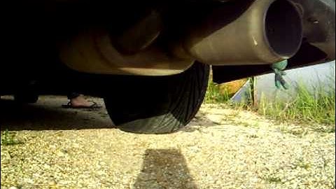 d16y4 headers,2 inch exhaust,X force twin loop muffler sound clip