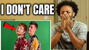 Ed Sheeran & Justin Bieber - I Don't Care [REACTION]