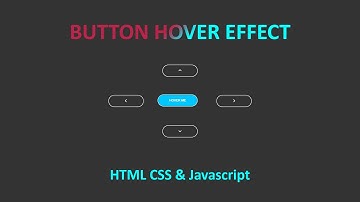 ASMR Programming - Button Hover Effect using HTML CSS & Javascript - No Talking