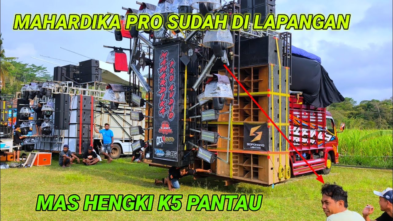 Mahardika pro Sudah di lapangan, langsung di  pantau mas hengki K5 maximal