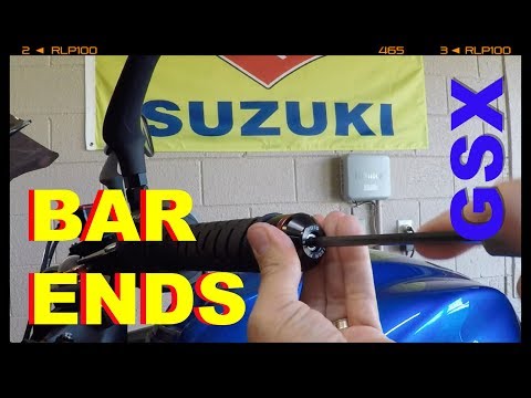 How to install bar end sliders – GSXS1000F & Suzuki