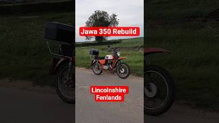 Jawa 350 Rebuild. Riding the Lincolnshire Fenlands. #motorcycle #vintage #jawa #lincolnshire