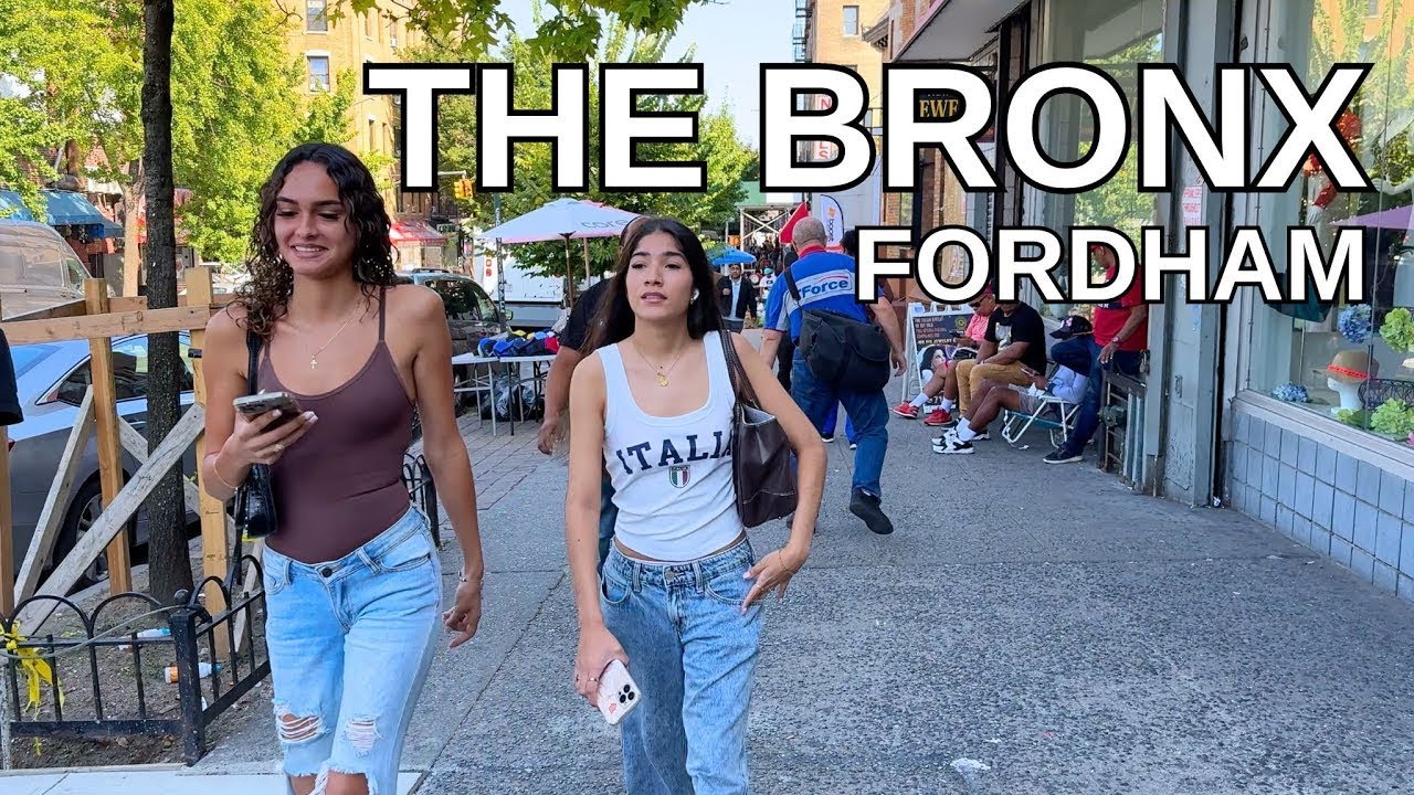 Bronx Summer Walk Fordham New York City
