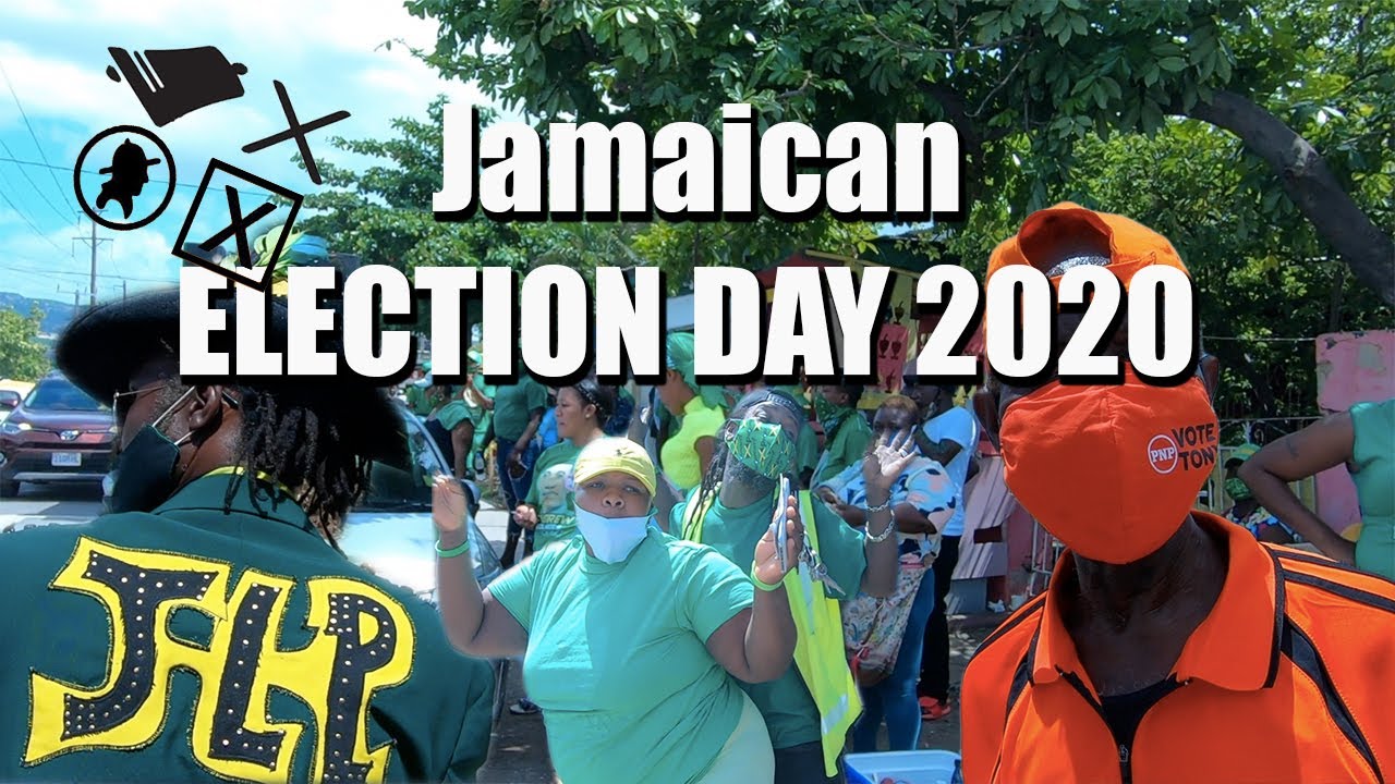 Election Day in Jamaica 2020 JLP PNP Andrew Holness Peter