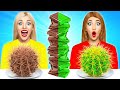 Desafío De Comida Real vs. De Comida Chocolate | Batalla Comestible por Multi DO Fun Challenge