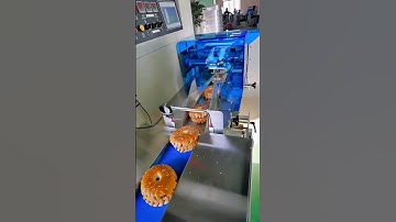 Full-automatic bread packing machine #machine # Made in China